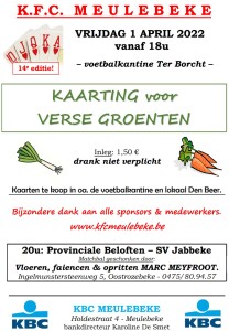AFFICHE KAARTING 2022