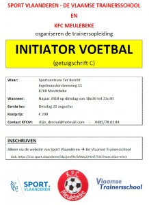 INITIATOR VOETBAL getuigschrift c 2018