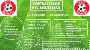VOETBALSTAGE ZOMER 2018
