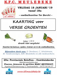 affiche kaarting 2019