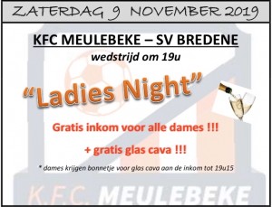 thuismatch Bredene - Ladies Night
