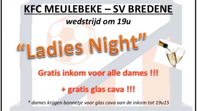 thuismatch Bredene - Ladies Night