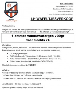 wafeltjesverkoop 2018