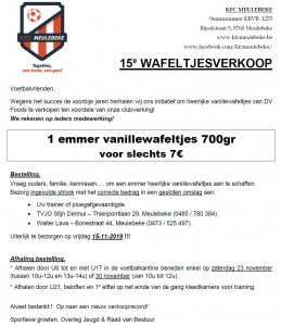 wafeltjesverkoop 2019